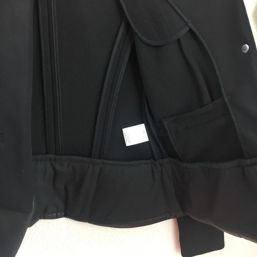 IRO Clyde black leather peplum blazer - Picture 8 of 11